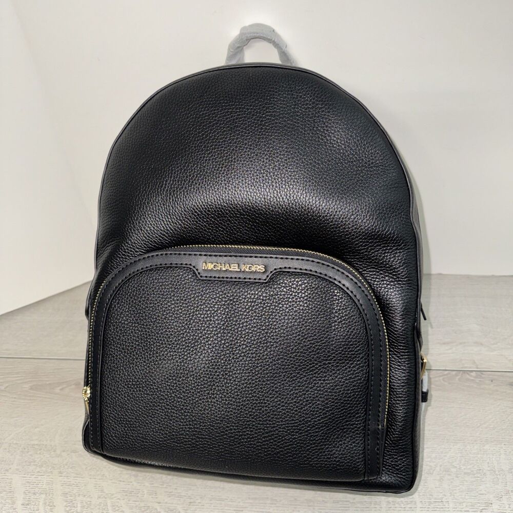 Michael Kors Large Jaycee Backpack (Pebbled Leather) NEW